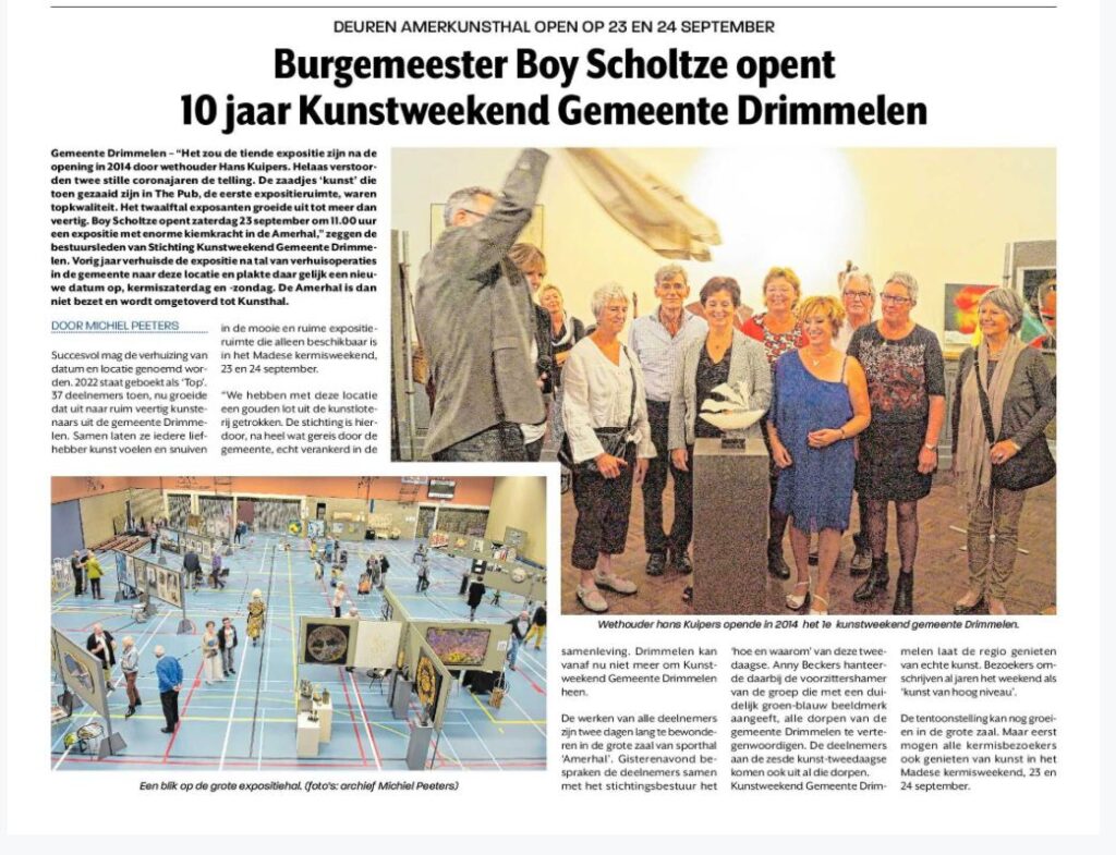 opening kunstweekend burgemeester